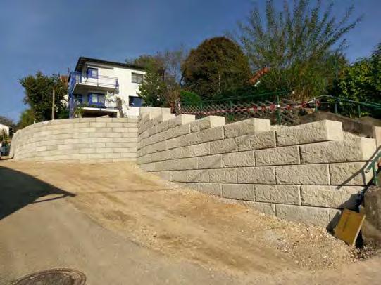 3,7 m ohne Betonfundament ausgeführt.
