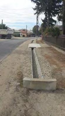 Dâmbovița, SW Umwelttechnik a furnizat circa 600 ml de șanț prefabricat, respectiv tuburi cu talpă pentru realizarea acceselor în curți.