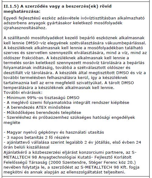 Elvégzendő feladatok: II.