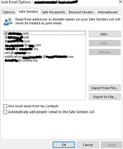 3) Majd végül be kell írnunk a következő címet: Ha Outlook esetén le szeretnénk fűzni egy saját könyvtárba az összes NISZ-es értesítést, ezt a következő módon tehetjük meg: Egy, a leszűrni kívánt