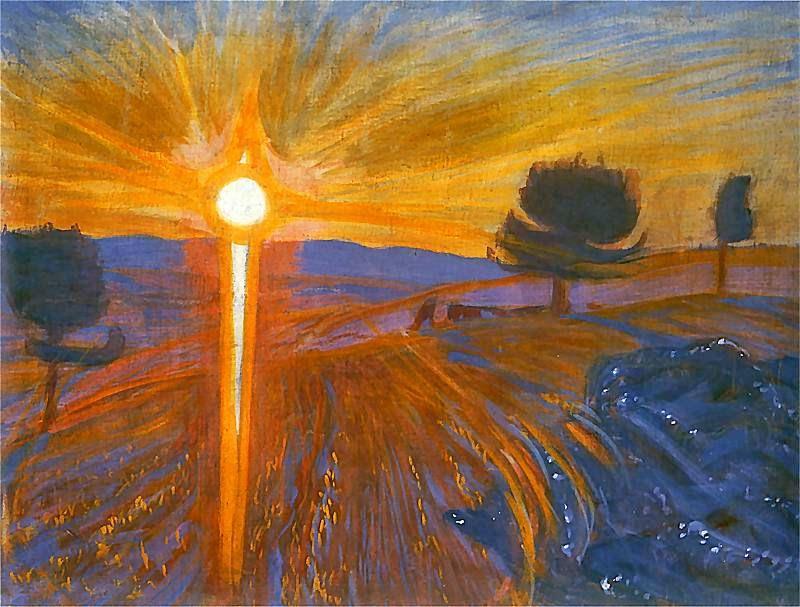 2.4.4. Evangéliumhoz tartozó festmények Wojciech Stanisław Weiss: Sugárzó naplemente (1900) Wojciech Stanisław Weiss (1875 1950) lengyel festő, a 19. szá