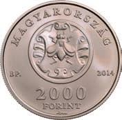 2000 Forint Próbaveret /Probeprägung/ (Cu75Ni25) 2014 Budapest A Magyar Máltai Szeretetszolgálat alapításának 25. évfordulója /25.