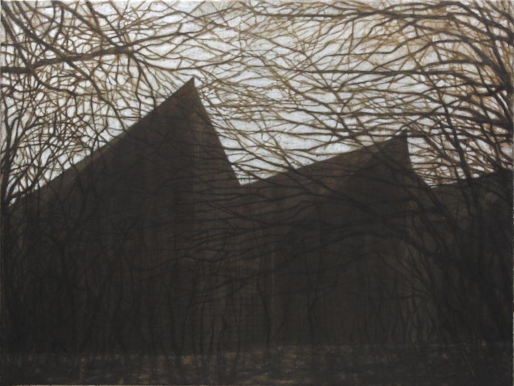 Bazil Duliskovich, De la régularité, 89 x 67 cm, huile sur toile, 2007 Bazil