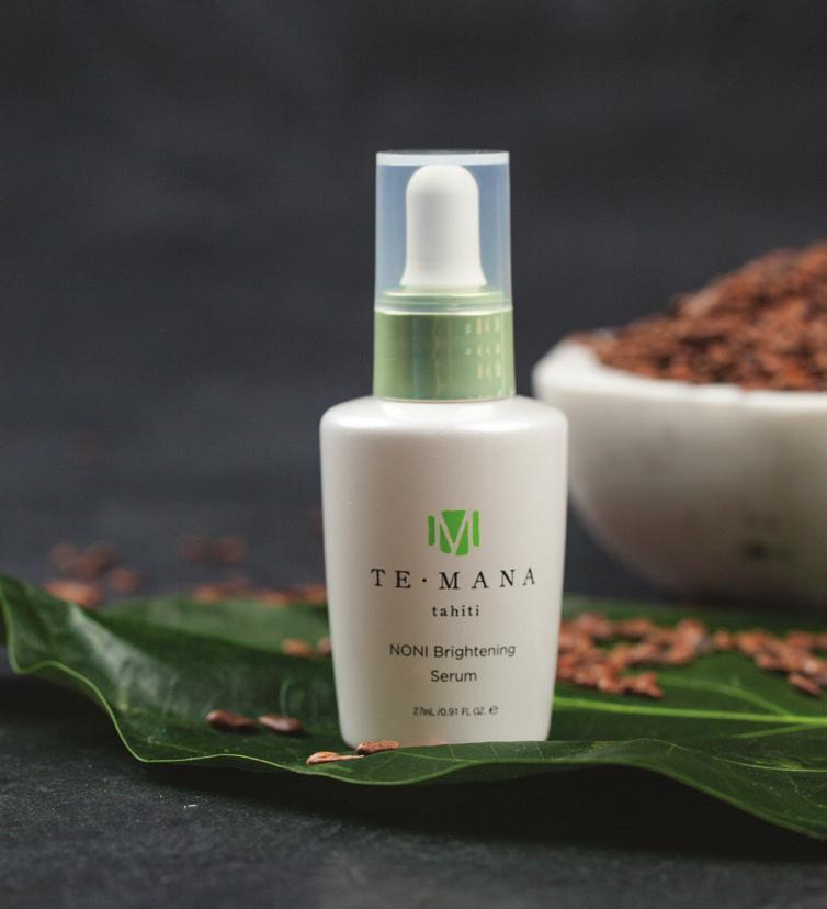 SERUM TEMANA NONI BRIGHTENING Serumul TeMana Noni Brightening conține cel mai efectiv ingredient din lume într-o concentrație mare, nu altul decât extractul de semințe Tahitian Noni.