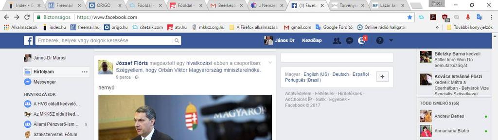 MKKSZ válasz a sajtóban Facebook