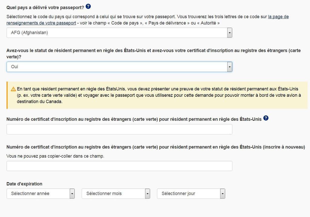 2 (A) RÉSZ Kérdések az Egyesült Államok törvényes állandó lakosai számára A következő részt csak az Egyesült Államok törvényes állandó lakosainak (US LPRs) kell kitölteniük.