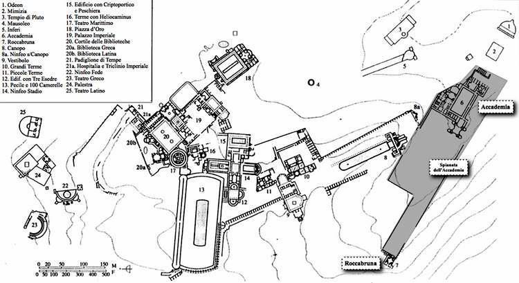 Tivoli, Villa Hadriana, i.sz. 118-138 28 BME GTK 2017. október 10.