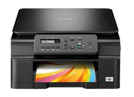 BROTHER DCPJ132W tintasugaras MFP NY/M/S színes, USB/WLAN, A4 27lap/