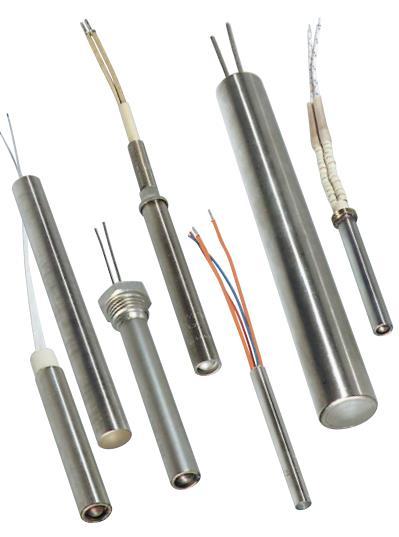 Nagy teljesítményű fűtőpatronok Hochleistungs-Heizpatronen High-power density cartridge heaters HLP A HLP fűtőelem köszörült CrNi-acél köpennyel készül.