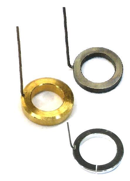 Gyűrű-hőelem Ring-Thermoelement Ring-thermocouple A hőmérséklet érzékelők gyűrű alakú formában is elérhetőek, opcionálisan forrasztva is.