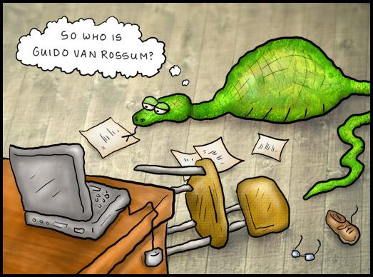 Google Python's Flying Circus alkalmazottja A dokumentációban