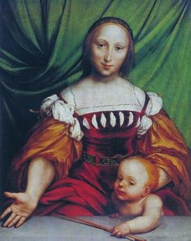 32. Hans Holbein (ifjabb): Venus és Ámor, 1524 1525,