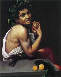60. Caravaggio: A beteg Bakkhosz-gyermek, 1593