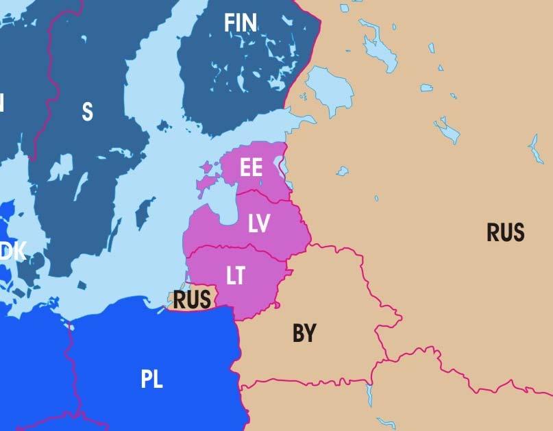 Balti országok EU tag és ENTSO-E tag a kontinensen, de nincs szinkron kapcsolat: - Balti országok: műszaki kérdések megoldhatóak de költségigényesek (elsősorban rendszerösszekötő távvezetékek