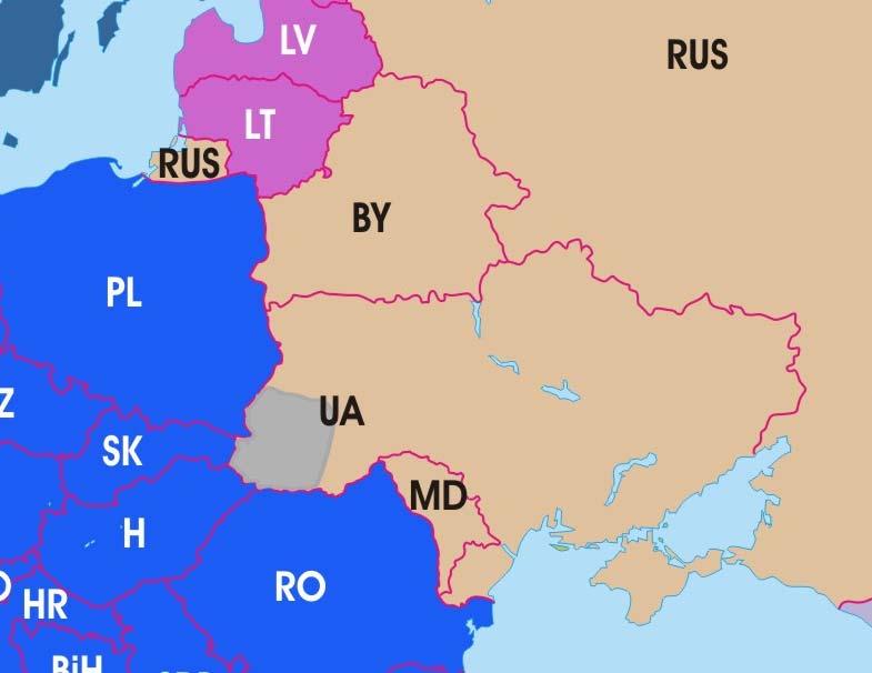 Ukrajna - Moldávia szinkron kapcsolódni kívánnak az európai kontinens összekapcsolt villamosenergia-rendszeréhez, és ENTSO-E tagok kívánnak lenni: - Törökország - Ukrajna - Moldávia az ukrán és