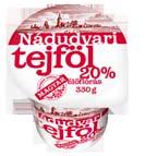 Tej Riska krémjoghurt 125g citrom, eper, málna,