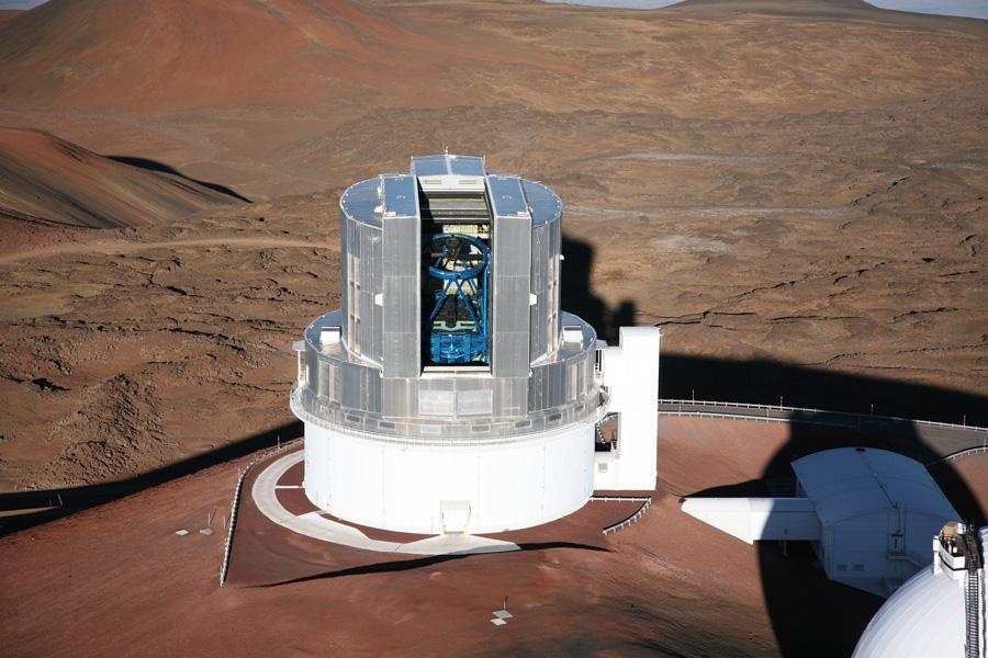 Subaru teleszkóp, Mauna Kea, Hawaii, h ~ 4139 m kupola: