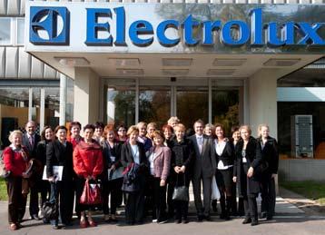 az Electrolux Lehel Kft. vendégei lehettünk.