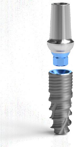 A lágyszövet így rázár a csontfészek és az implantátum érintkezési felületének bemenő nyílására, letakarva,