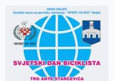 3.7. Svjetski dan biciklista Bicikl je poznat kao ekološko prometno sredstvo koje zauzima vrlo malo prostora i povoljno djeluje na psihofizičko stanje korisnika ( Galičić, 2014 : 135 ).
