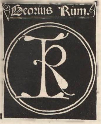 Georgius Rüm jelvénye 9.