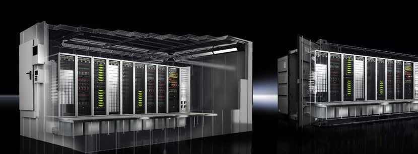 RiMatrix S áttekintés Biztonsági termek Konténer Standard biztonsági terem Tűzvédelem: EI 90 az EN 1363 szerint, ill. F90 a DIN 4102 szerint Védelem külső hozzáféréstől II.