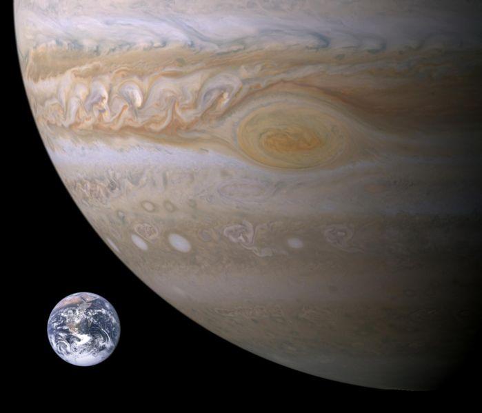 A Jupiter Nagy Vörös Foltja A Jupiter Nagy Vörös Foltja az egyik legrégebben megfigyelt jelenség az űrkutatás történetében. 1665-ben fedezte fel Cassini francia csillagász. Kora így legalább 350 év.