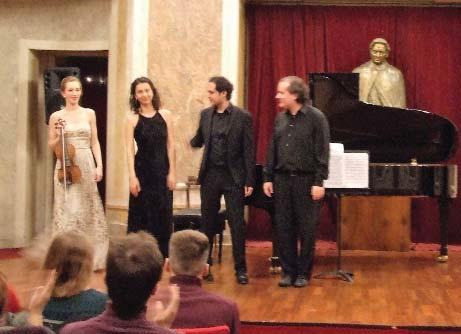 Cantacuzino, în 12 Decembrie 2016, a meritat pe deplin calificativul de excepţional atât în privinţa alcătuirii programului din trei opus-uri semnate Leoš Janáček, Karol Szymanowski, Béla Bartók, ce