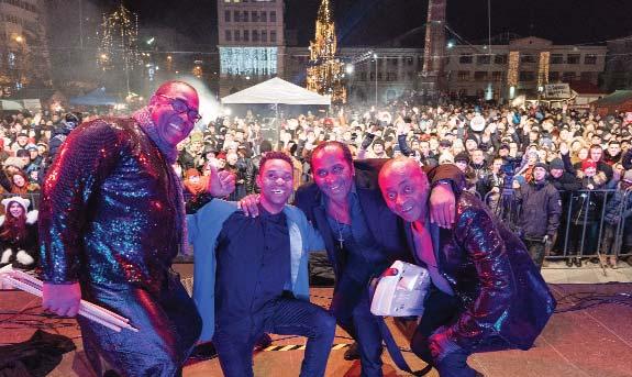 În ţară trei fraţi lansaţi în Franţa, dar originari din Martinica (Chris, Patrick, Alex), care dăduseră lovitura cu un fantastic disco boom în urmă cu 4 decenii, au fost acolo, pe scenă, într-o formă