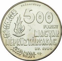 date and designer s mark, to the left flowermotive in Hungarian style and the symbol of the Olympic flame H: NYÁRI / OLIMPIAI JÁTÉKOK /