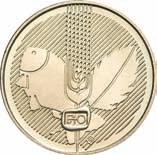 A FAO megalakulásának 40. évfordulója, sor 40. Jahreswende der Gründung von FAO, Serie 40th Anniversary of the Foundation of FAO, series 20 Forint CuNi - 7.05 g - 26,8 mm - 1,8 mm 1985. 10. 11.
