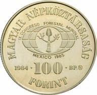 Erdészeti Világkonferencia hivatalos emblémája, felette /in Umschrift offizielles Emblem des IX.