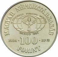Literature: Adamo: EM 80, L-N: 237-2, KM: 639, 237. 100 Forint 1984 BU 15 000 db/st./pcs L-N: 237-2.