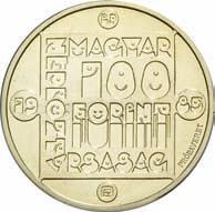 VIDRA 100 Forint CuNiZn - 12 g - 32 mm - 2 mm 1985. 03. 22.
