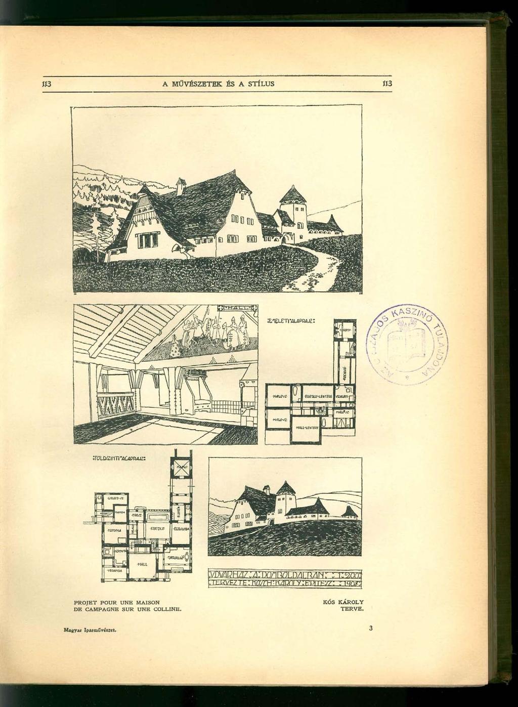 PROJET POUR UNE MAISON DE CAMPAGNE
