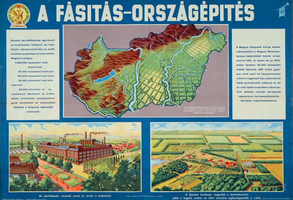 TÁRSTUDOMÁNYOK a Párt irányításával a szocialista állam és a szovjet tudomány legyõzi a mostoha természetet Bacsó, 1951, p.