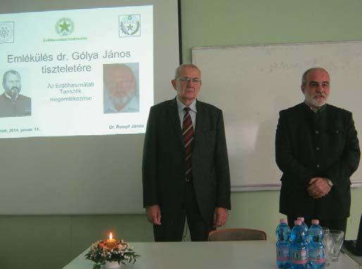 ESEMÉNYEK, BESZÁMOLÓK / AKTUALITÁSOK mely az egyik kiemelkedõ munkája volt Gólya Jánosnak. Dr. Jung László c.
