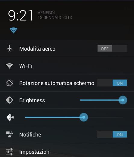 IT 12. Attivare una connessione a Internet 12.1. Impostazioni principali Italiano Deutsch Français Le impostazioni di connessione predefinite consentono di collegarsi a Internet attraverso una connessione Wi-Fi.