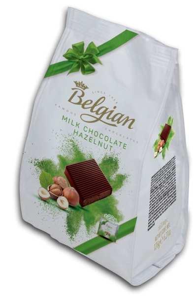 Square Milk Brownie 176g x 10 ÚJ Belgian