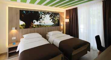 podgora srednja dalmacija Hotel Medora Auri Family Beach Resort 4* (ex Minerva i Mediteran) Akcija 7=6, 14=12 POLOŽAJ: uz plažu, 300 metara od