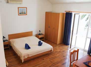 Apartmani studio nalaze se na prvom katu.