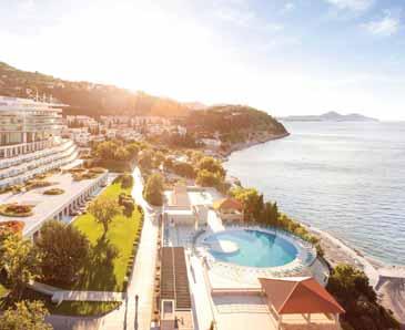 restorana i barova; prostorije za opuštanje (SPA 3500 m2), bazen namijenjen hidroterapiji s terapeutskim masažama, termalna zona (različiti tretmani: sauna, turska kupelj, parna kupelj, lifestyle