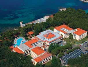 umag istra Hotel Melia Coral 5* Hotel Sol Aurora 4* POLOŽAJ: u naselju Katoro, 2,5 km od centra grada, 100 m od mora.