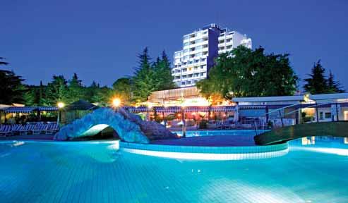 bazen, turska kupelj, 3 tillarium saune, jacuzzi, prostor za opuštanje, Terapija glazbom, bojama, sunčalište, pool bar), beauty centar (tretmani lica i tijela, masaže), fitness centar, otvoreni