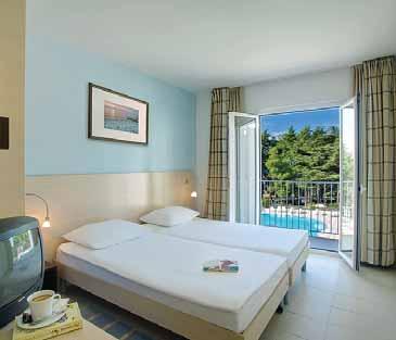 istra istra poreč Valamar Rubin Hotel 3* POLOŽAJ: u mirnom predjelu uvale Brulo, šetnicom udaljen 10 minuta od centra grada.