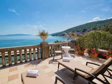 kvarner opatija Hotel Milenij 5* POLOŽAJ: uz obalu i Park sv. Jakova u središtu Opatije.