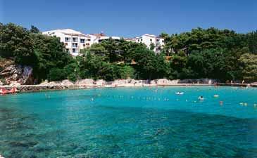 kvarner krk, malinska / krk, krk Hotel Malin 4* POLOŽAJ: 500 m od središta Malinske, okružen borovom šumom.