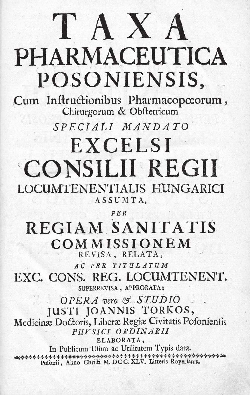 Torkos Justus János négynyelvű