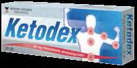 A védőtapasz 0,04 g (40 %) szalicilsavat tartalmaz Ketodex Akut mozgásszervi (bokasérülés, hátfájás,
