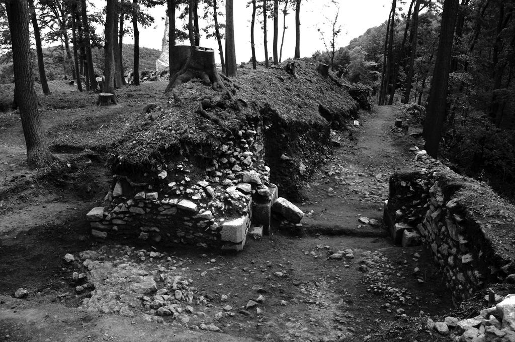 08 kutjel.indd 108 2012.05.04. 6:46:10 108 Kutatási jelentések 5. kép Zólyom-Pusztavár. Az Alsóvár főkapuja (fotó: J.